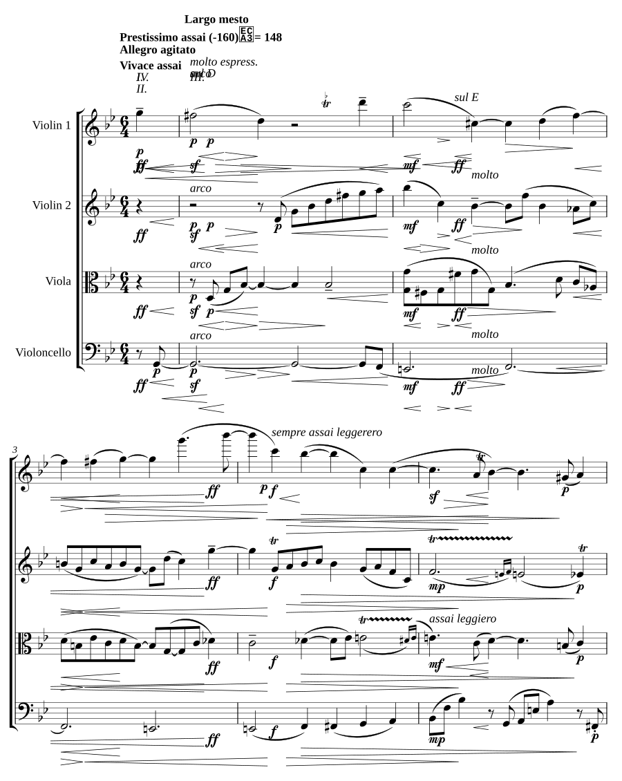 Струнный квартет № 1, соч. 54 № 1 (String Quartet No.1, Op.54 No.1)