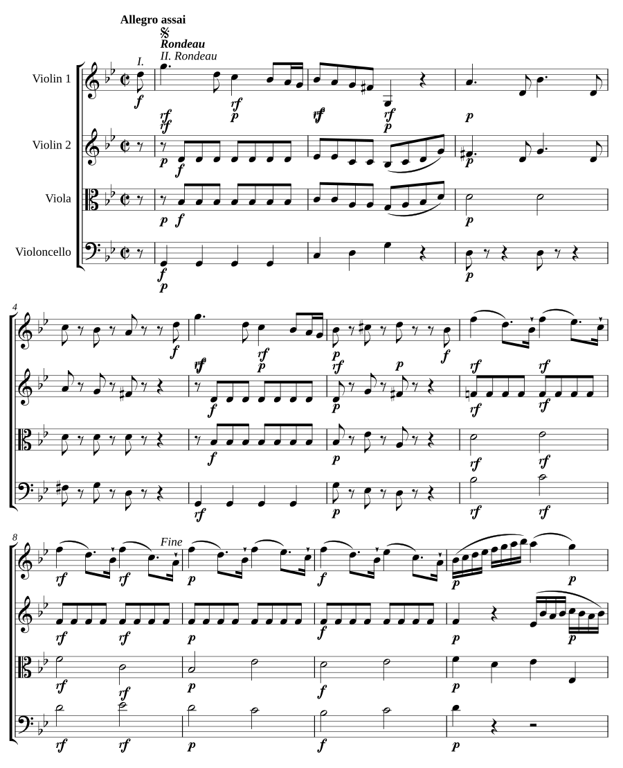 Струнный квартет соль минор, соч. 1 № 3 (String Quartet in G minor, Op.1 No.3)