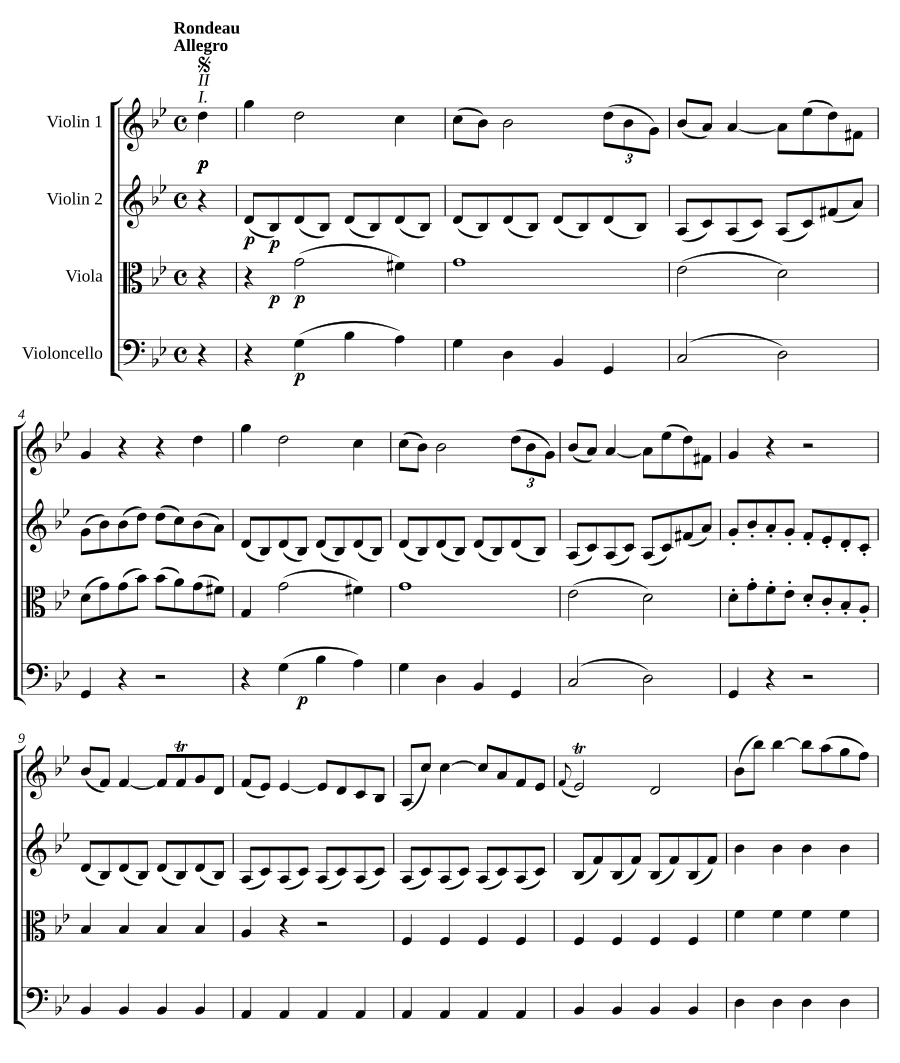 Струнный квартет соль минор, соч. 1 № 5 (String Quartet in G minor, Op.1 No.5)