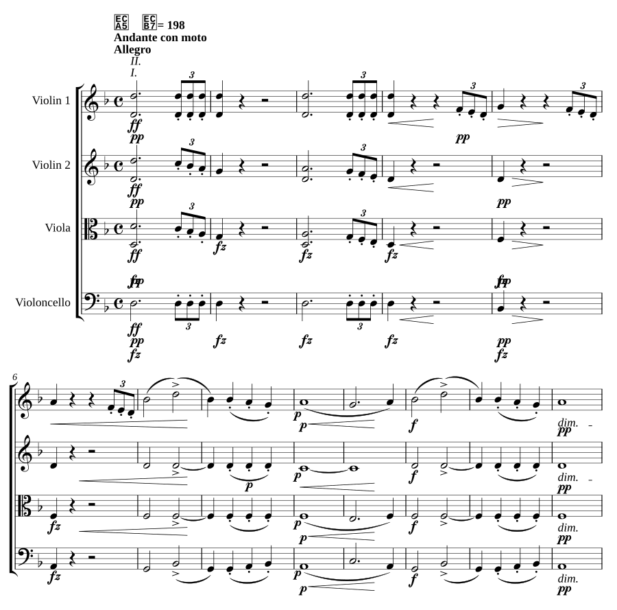 Струнный квартет ре минор, D.810, соч. 14 («Смерть и девушка») (String Quartet in D minor, D.810, Op.14 (“Death and the Maiden”))