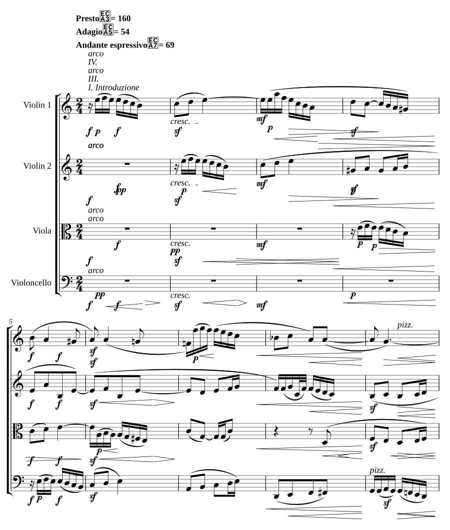 Струнный квартет № 1, соч. 41 № 1 (String Quartet No.1, Op.41 No.1)