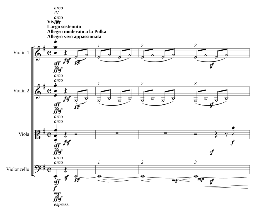 Струнный квартет № 1 (String Quartet No.1)