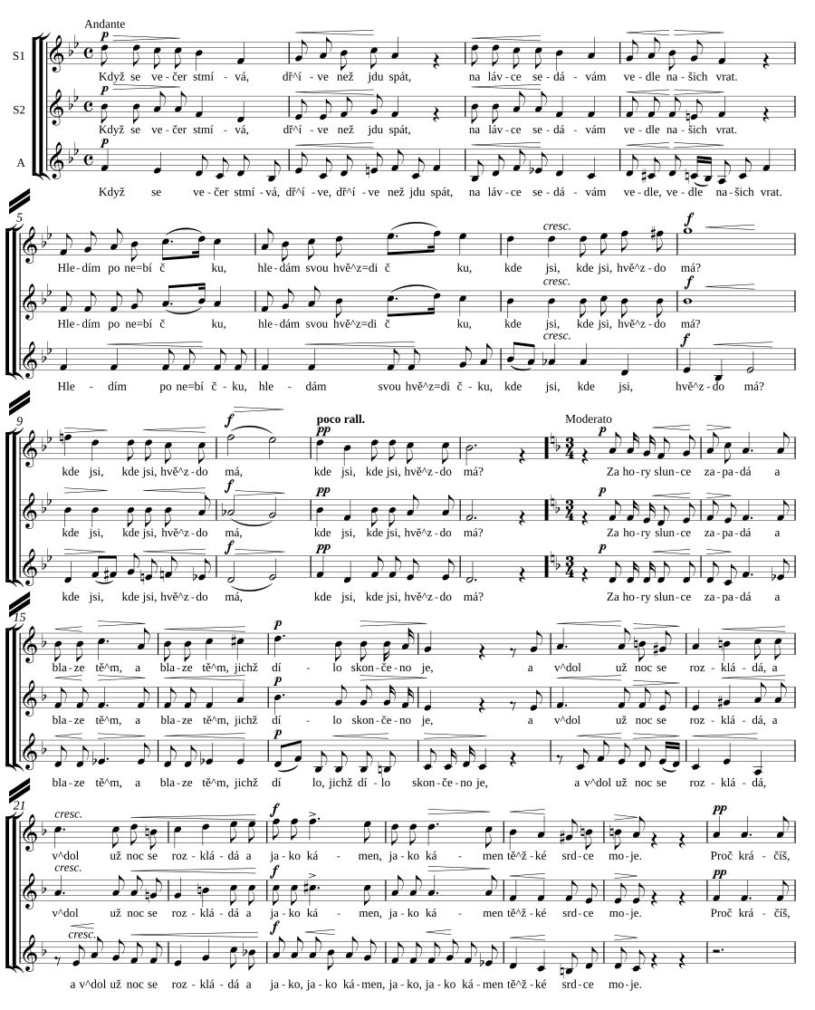 3 ženské sbory (3 Female Choruses)