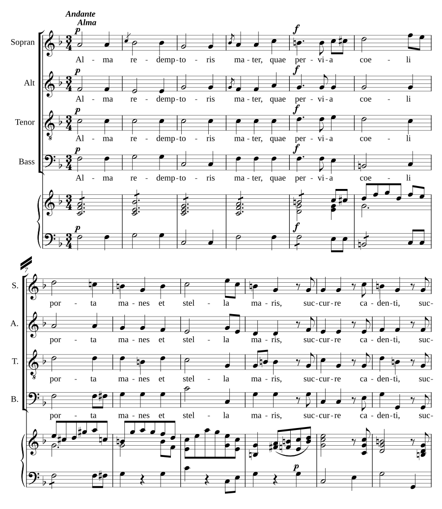 4 Antiphonae Mariae