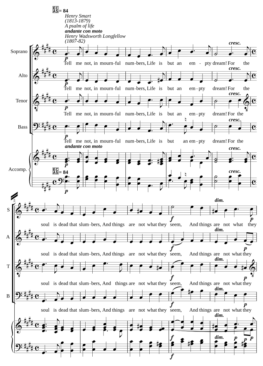 A psalm of life