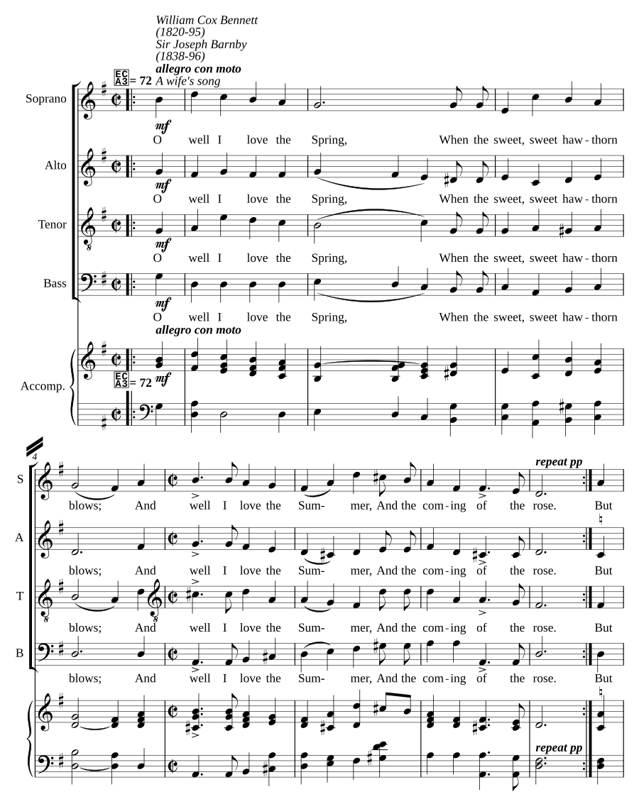 A wife's song