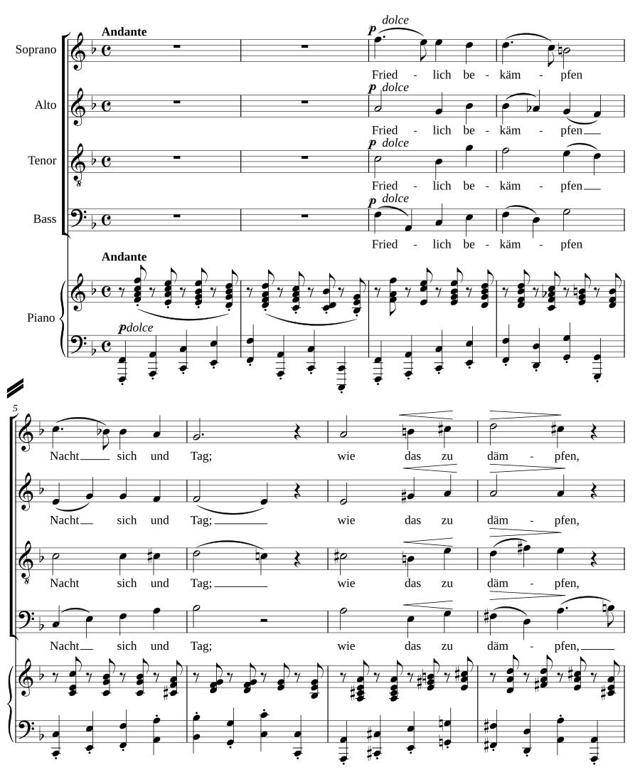 Abendlied, Op. 92, No. 3