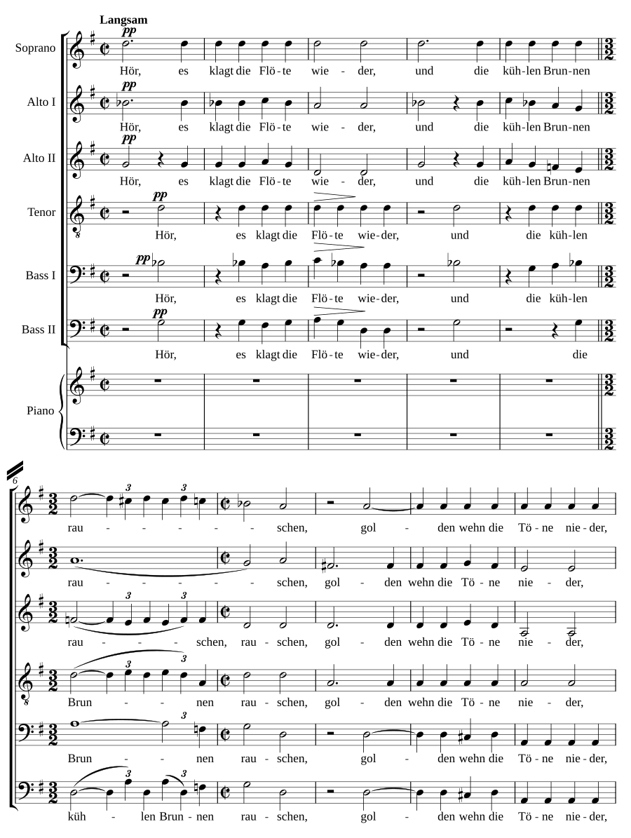 Abendständchen, Op. 42, No. 1