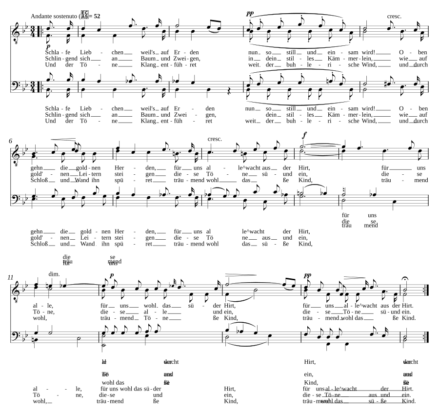 Abendständchen, Op. 75, No. 2