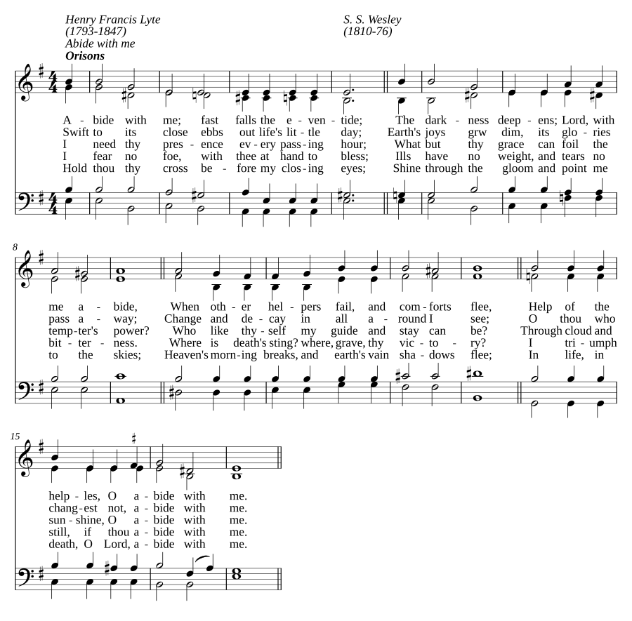 Abide with me