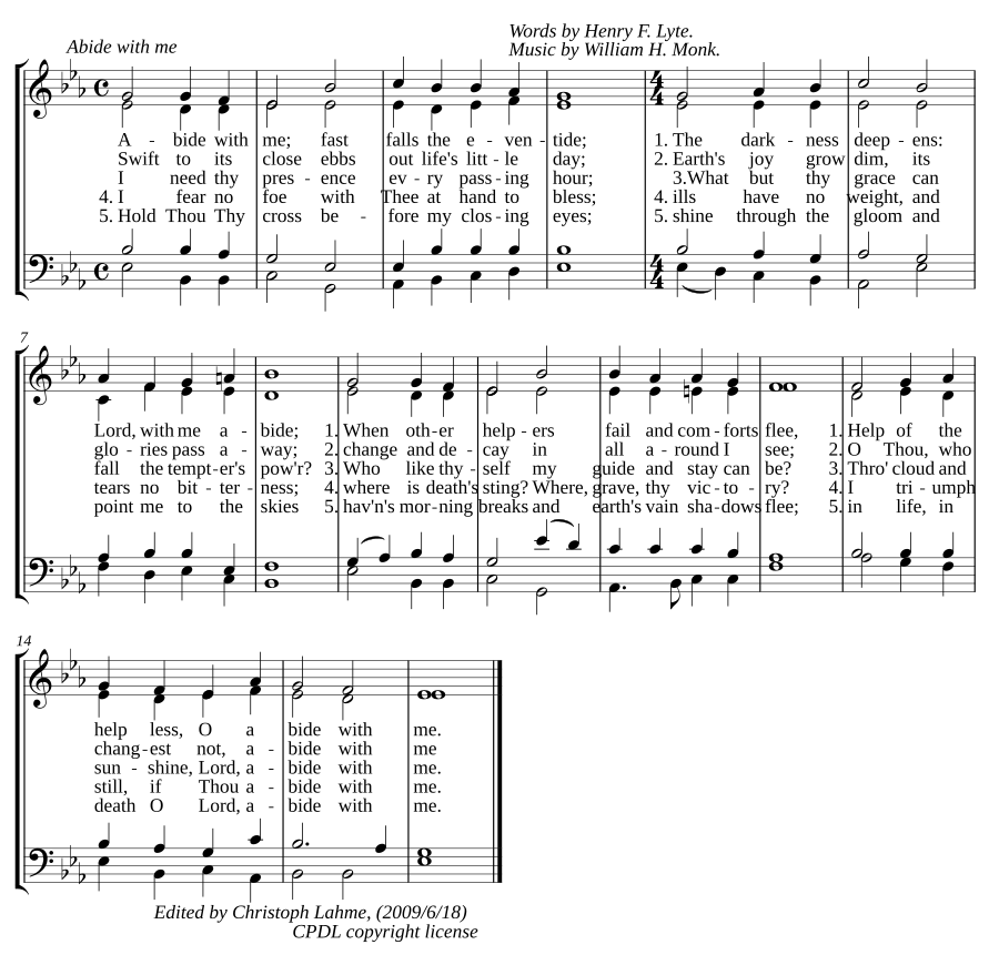 Abide with me