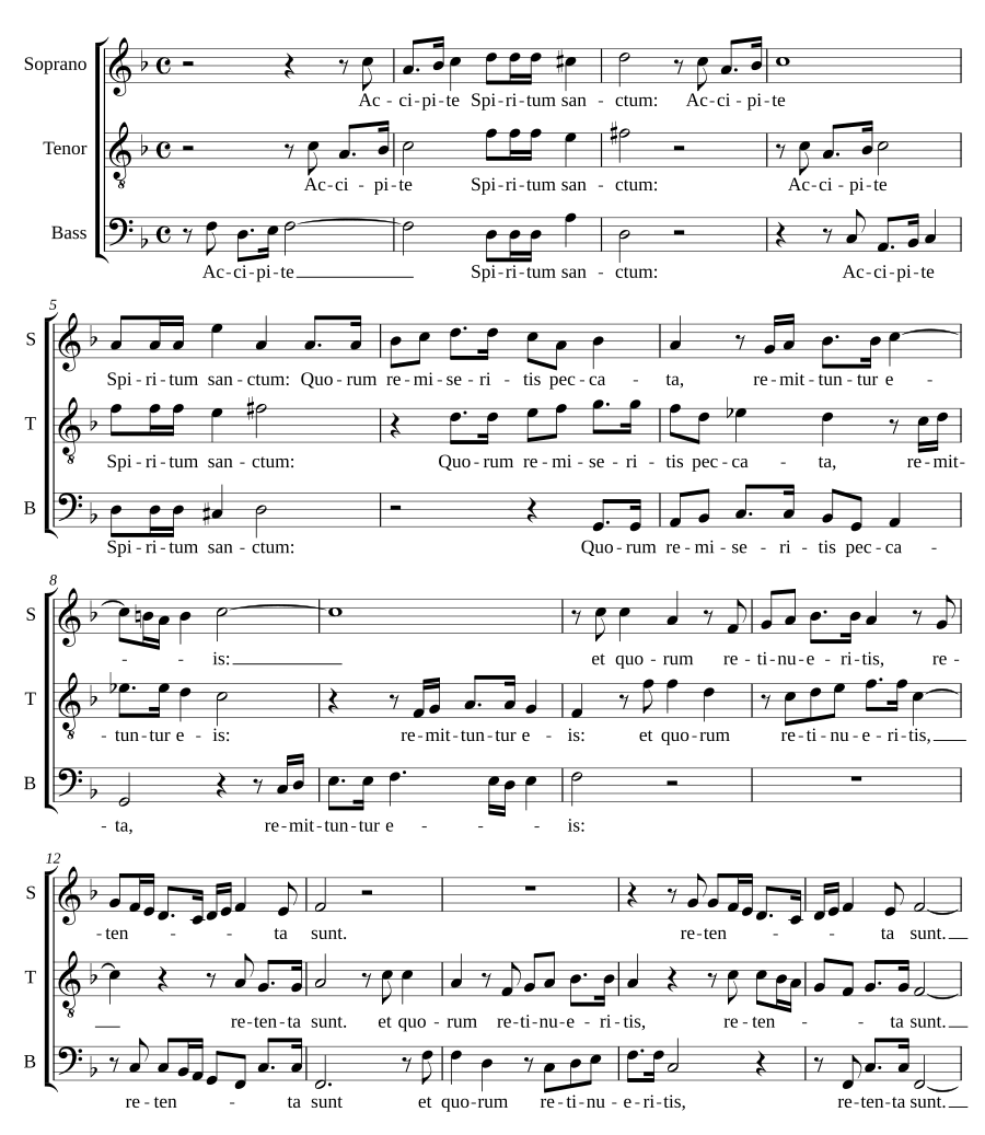 Accipite Spiritum sanctum