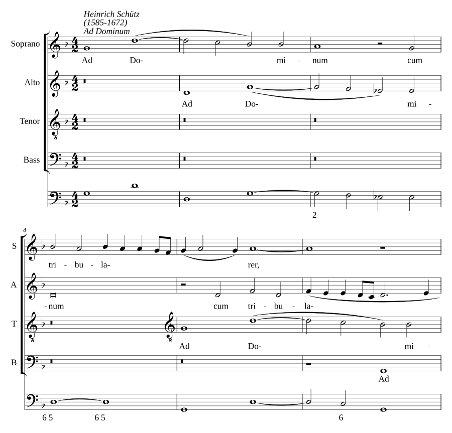 Ad Dominum cum tribularer, SWV 71