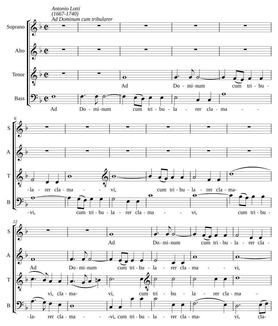 Ad Dominum cum tribularer