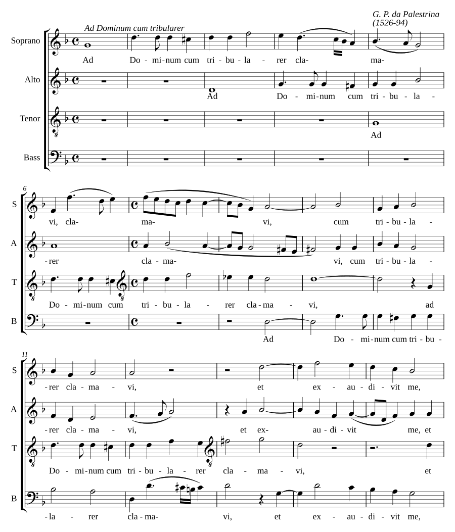 Ad Dominum cum tribularer