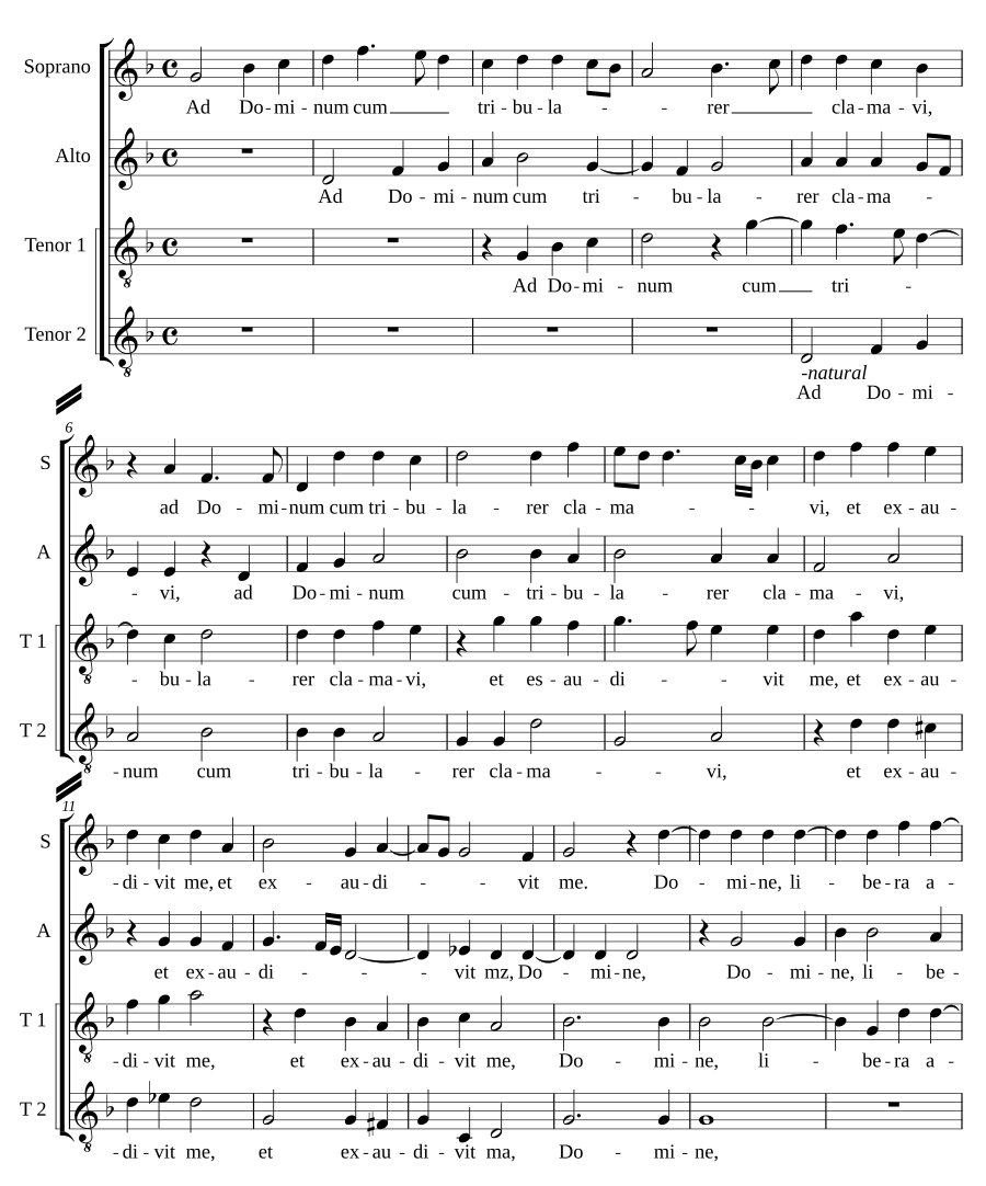 Ad Dominum cum tribularer