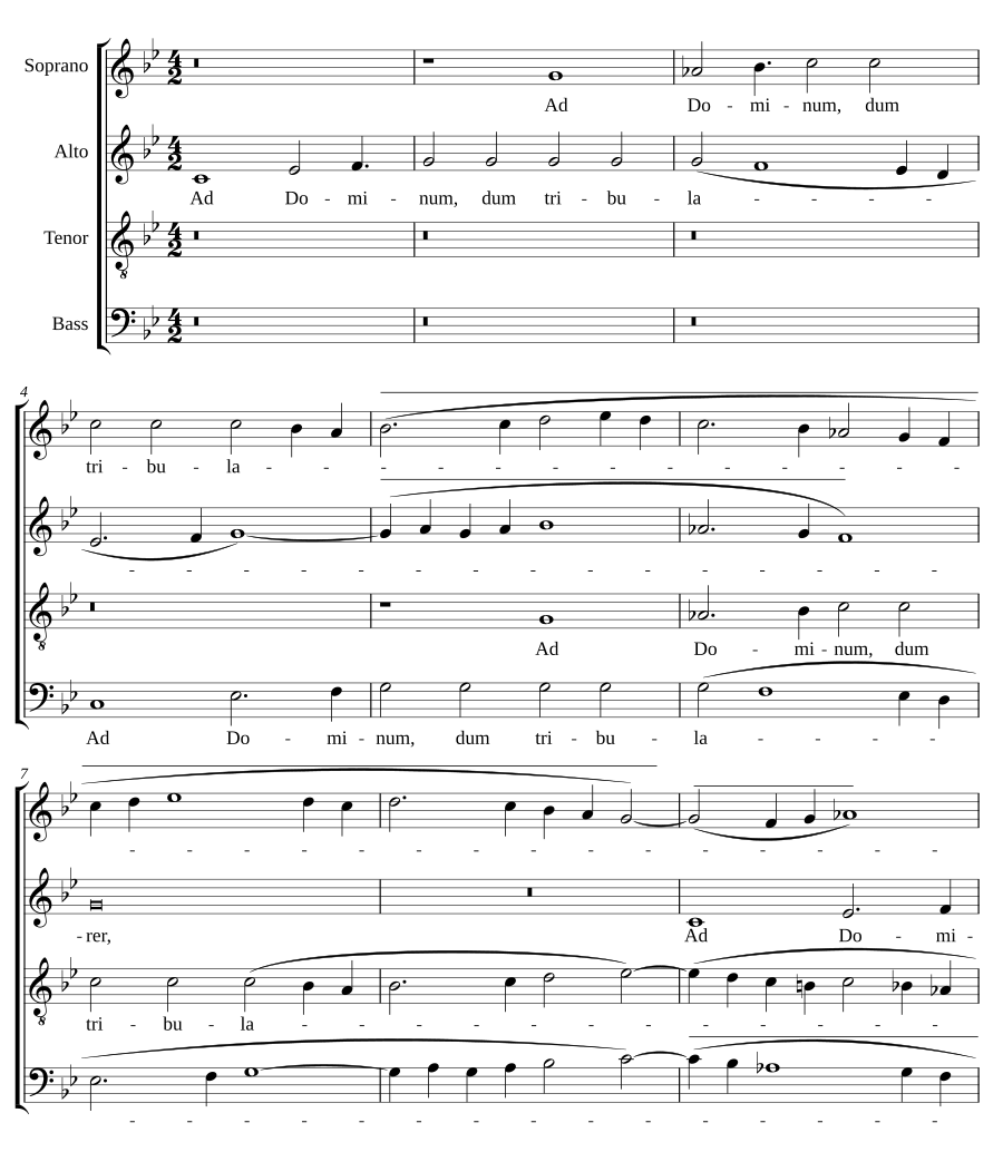 Ad Dominum dum tribularer