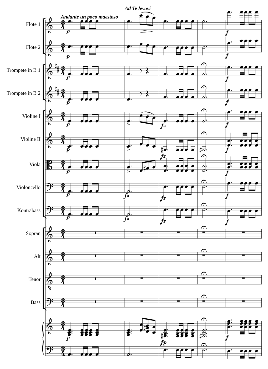 Ad te levavi, Op. 9, No. 10