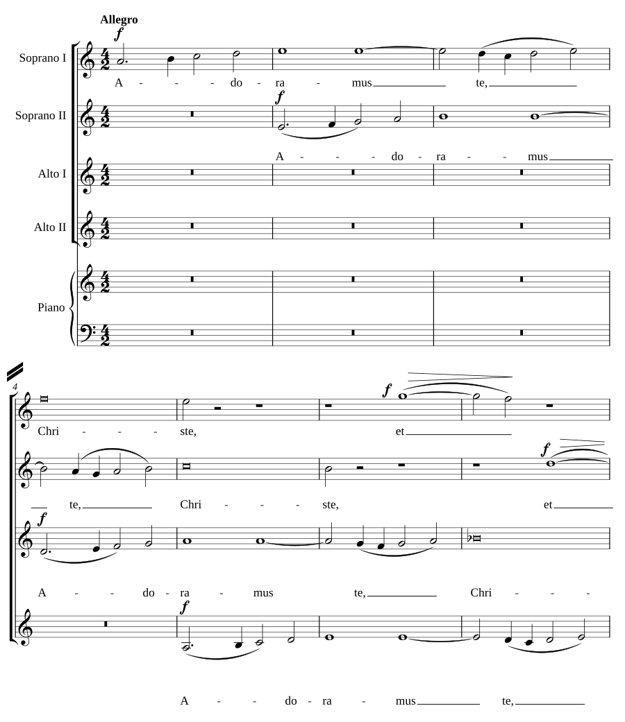 Adoramus te, Op. 37, No. 2
