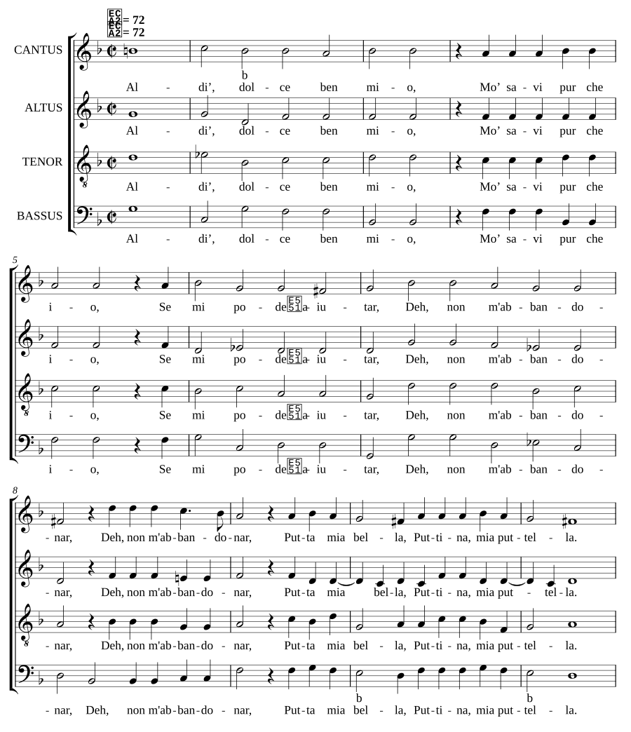 Aldi, dolce ben mio