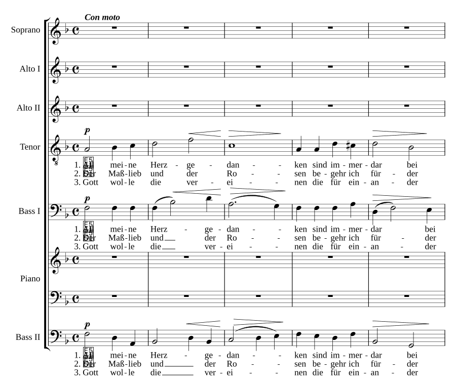 All meine Herzgedanken, Op. 62, No. 5