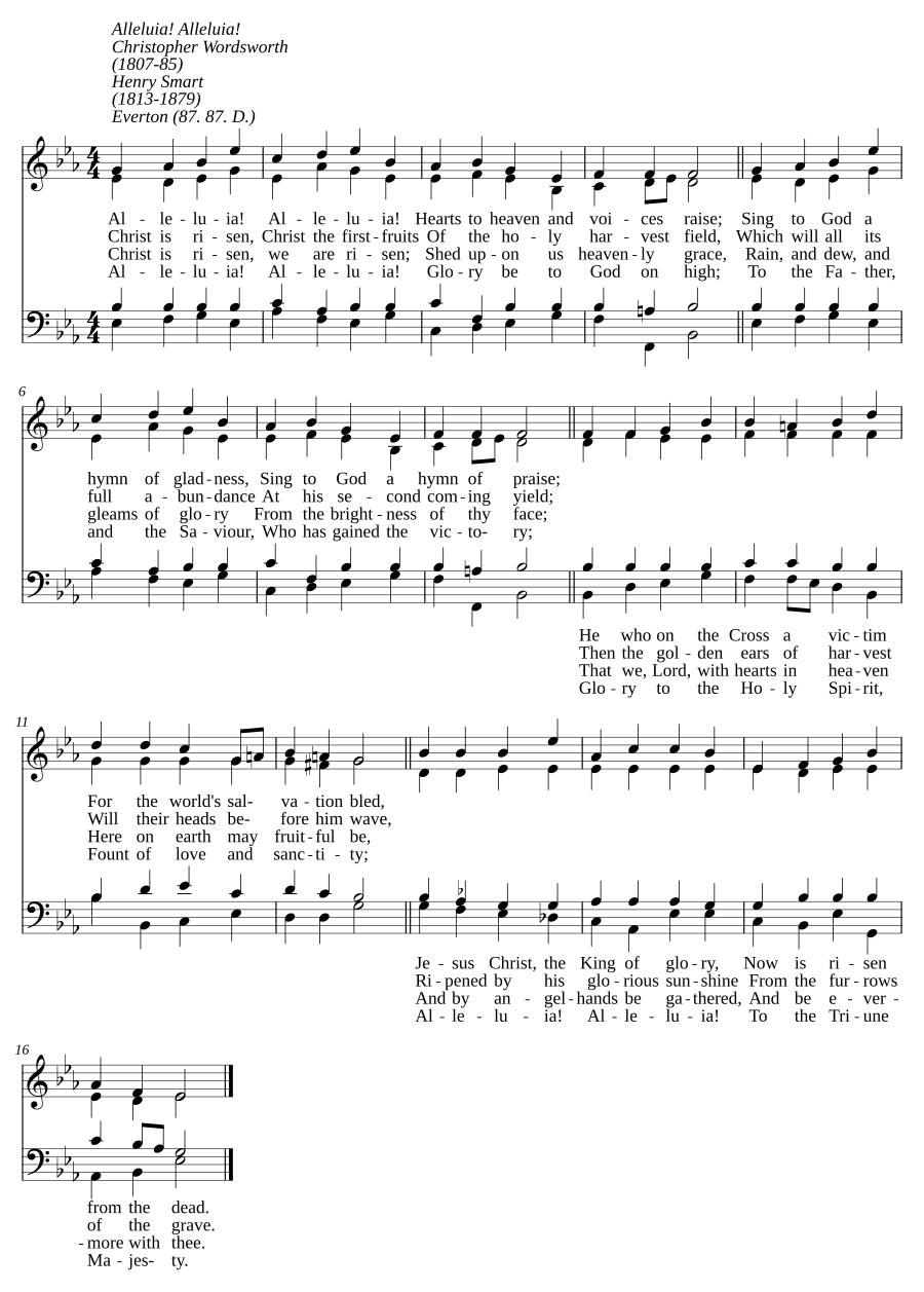 Alleluia, alleluia