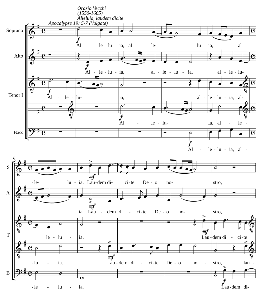 Alleluia, laudem dicite