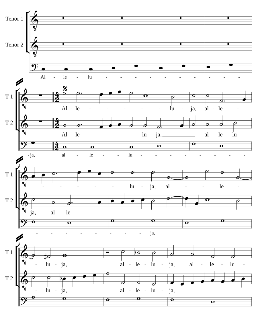 Alleluia. Pascha nostrum