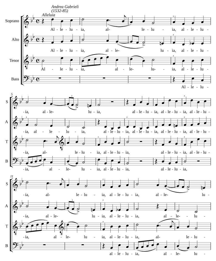 Alleluia al vangelo