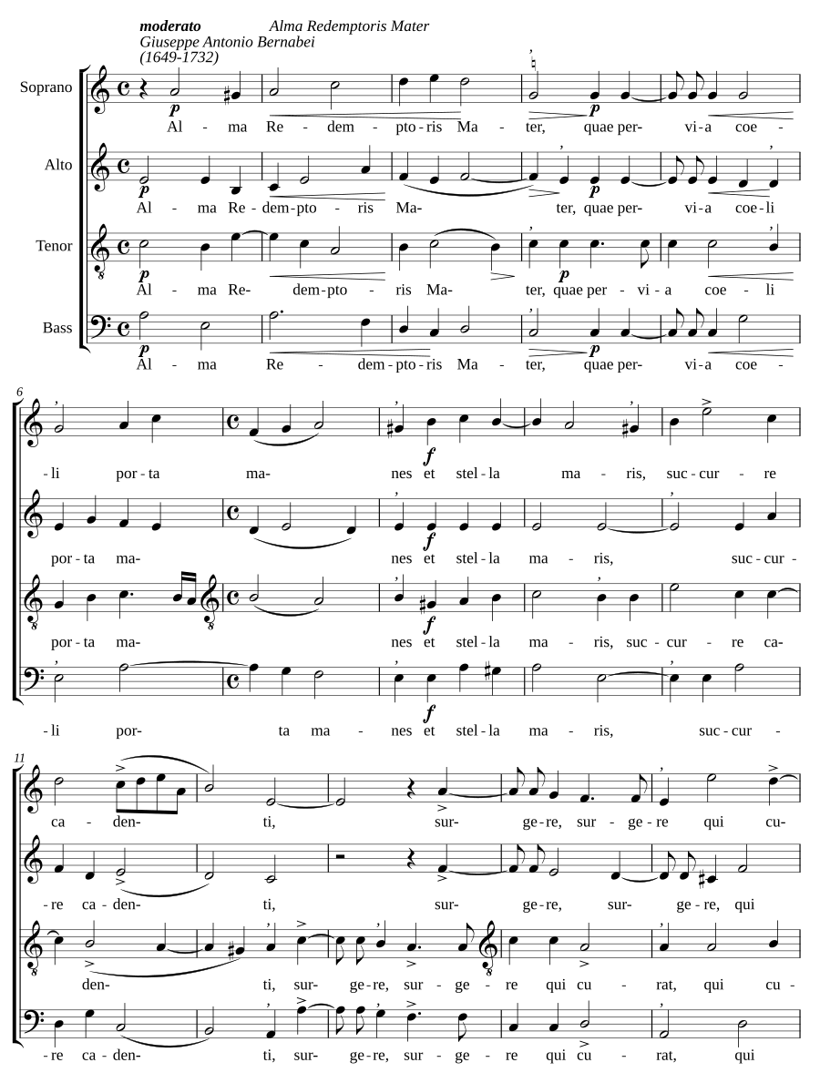 Alma Redemptoris Mater