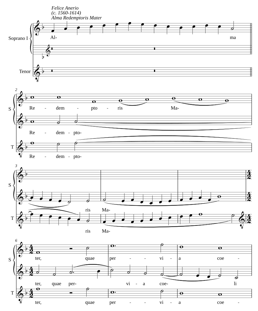 Alma Redemptoris Mater a 3