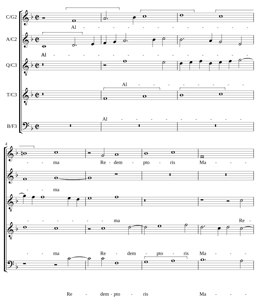 Alma Redemptoris Mater a 5