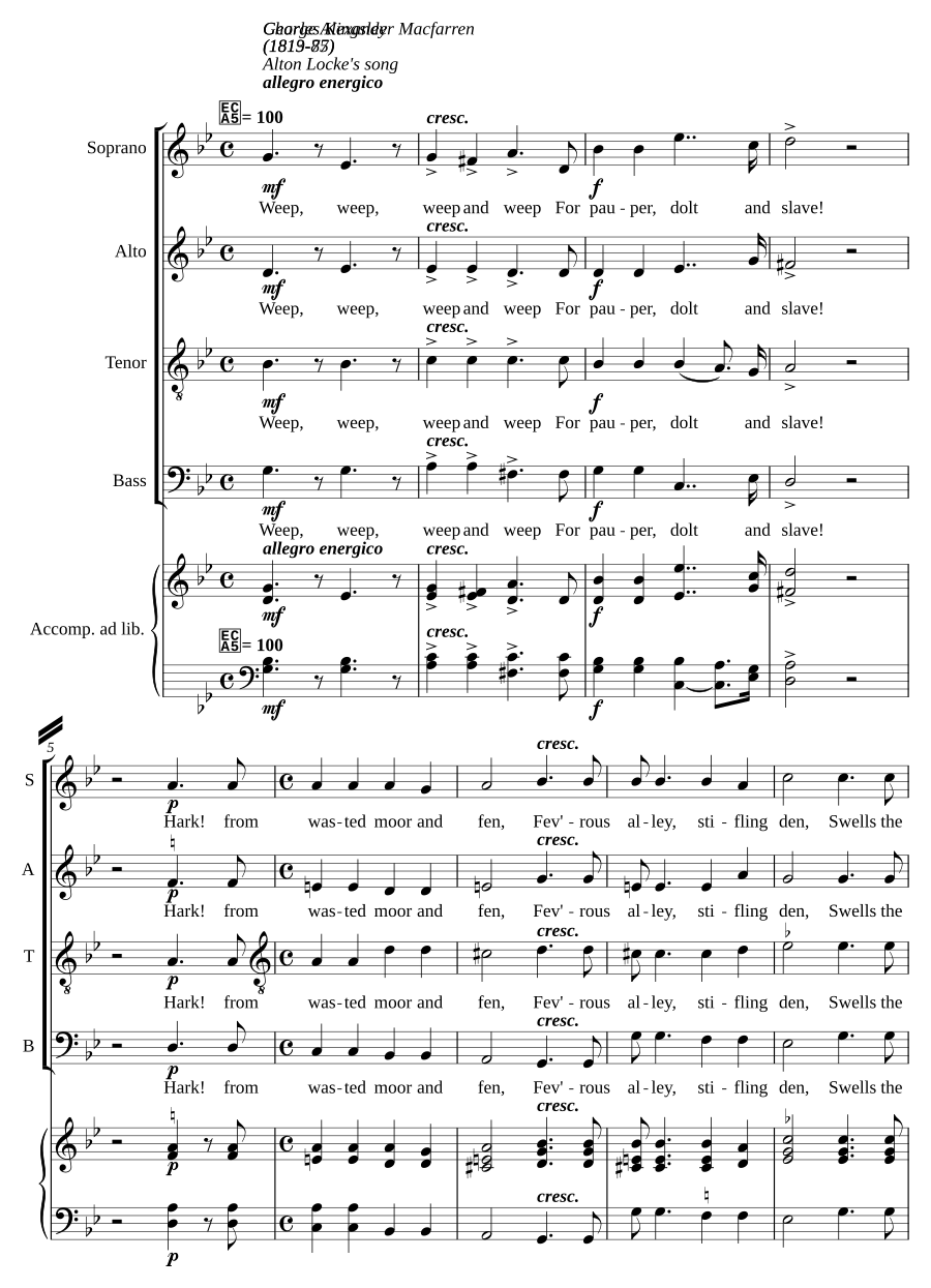 Alton Locke's song