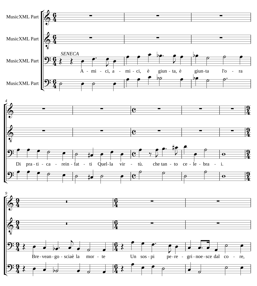 Amici, è giunta l'ora (from "Poppea")