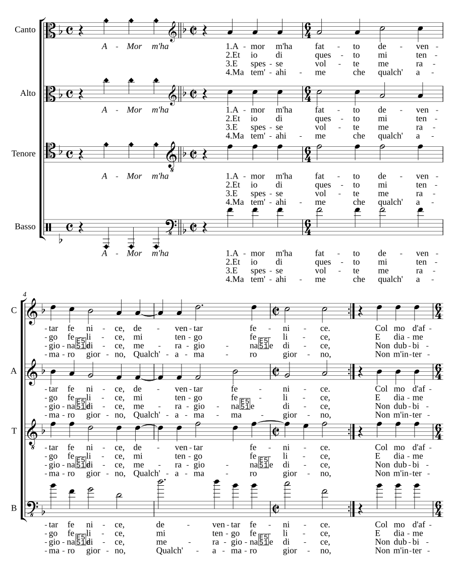 Amor m'ha fato deventar fenice