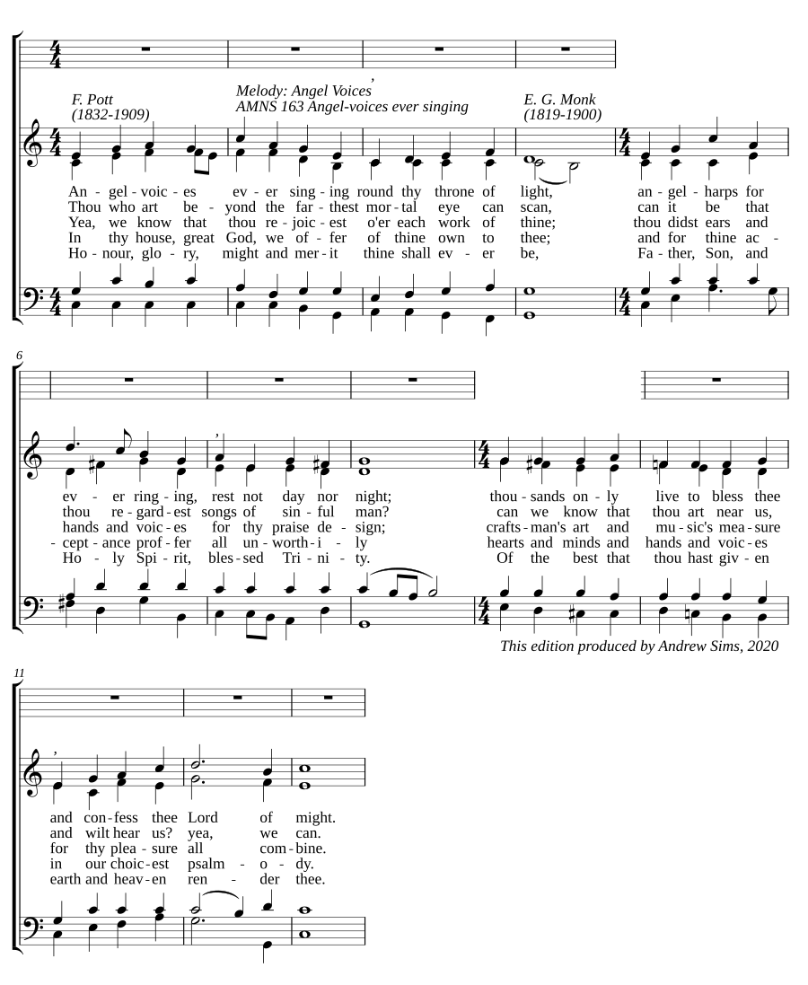 Angel voices, ever singing