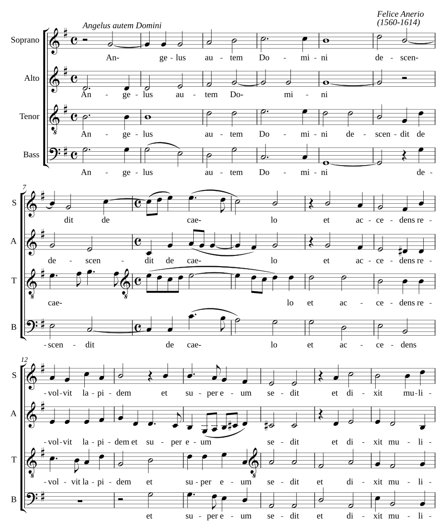 Angelus autem Domini