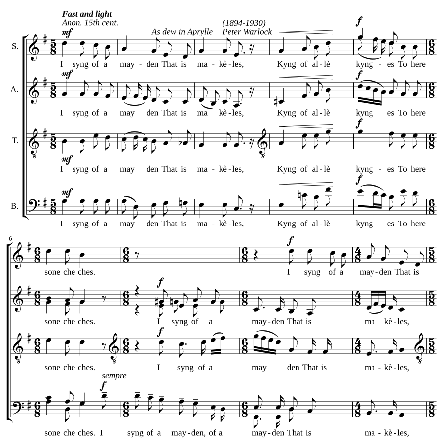 As dew in Aprylle