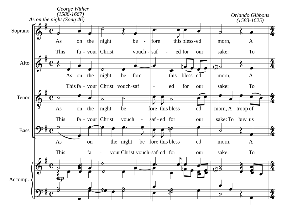 As on the night (Song 46)