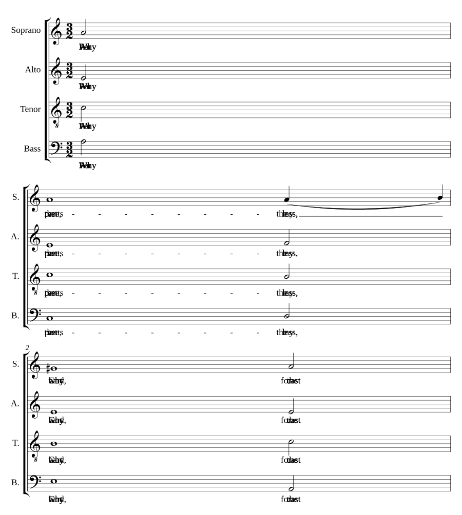 As pants the hart for cooling streams (from A New Set of Anthems and Psalm Tunes)
