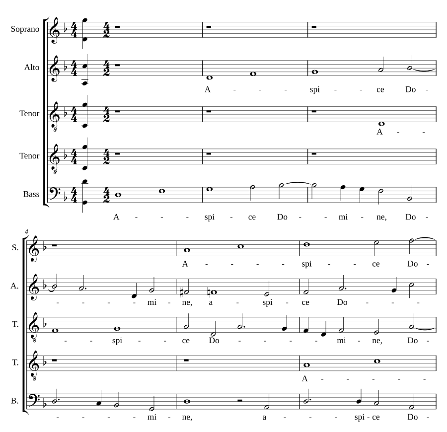 Aspice Domine de sede - Respice Domine