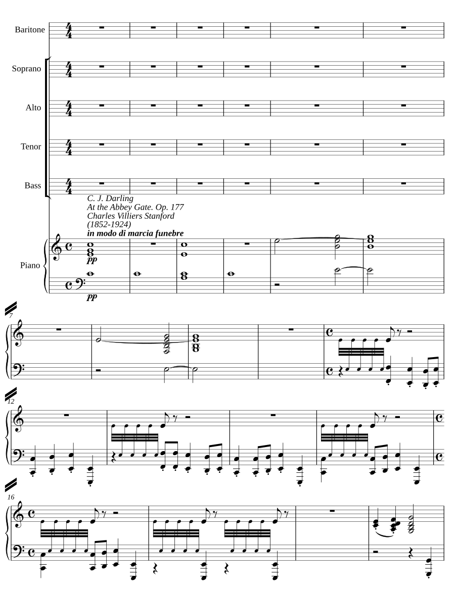 At the Abbey Gate, Op. 177