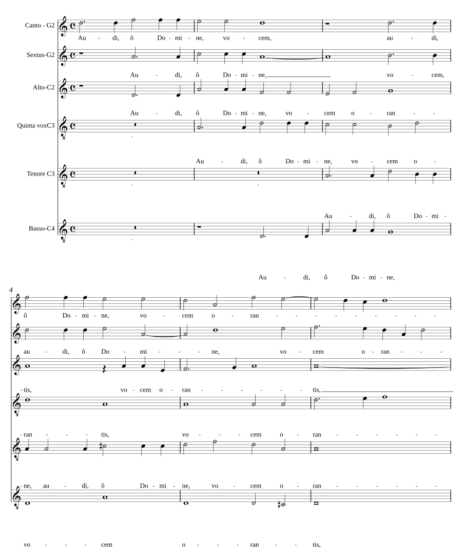 Audi, o Domine, vocem (Psalm 142)