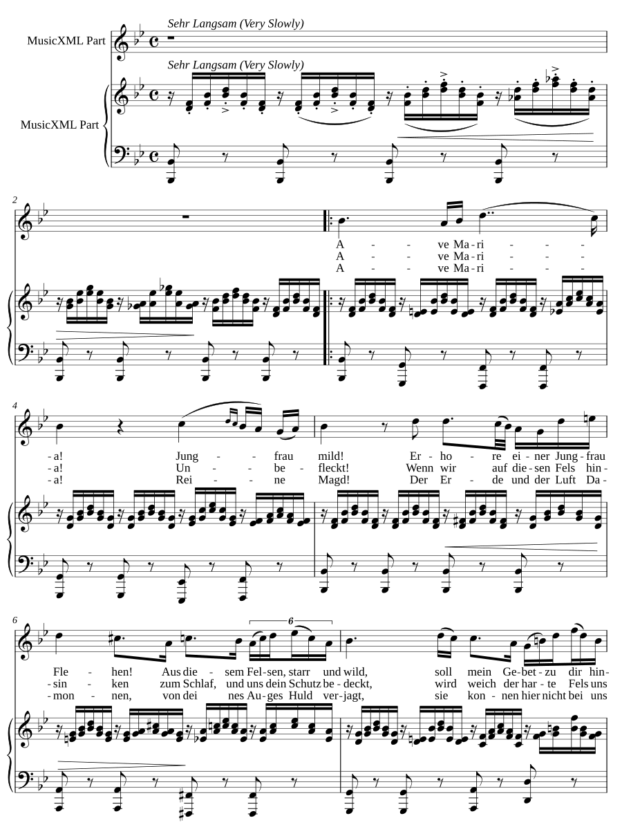 Ave Maria, Op. 52, No. 6