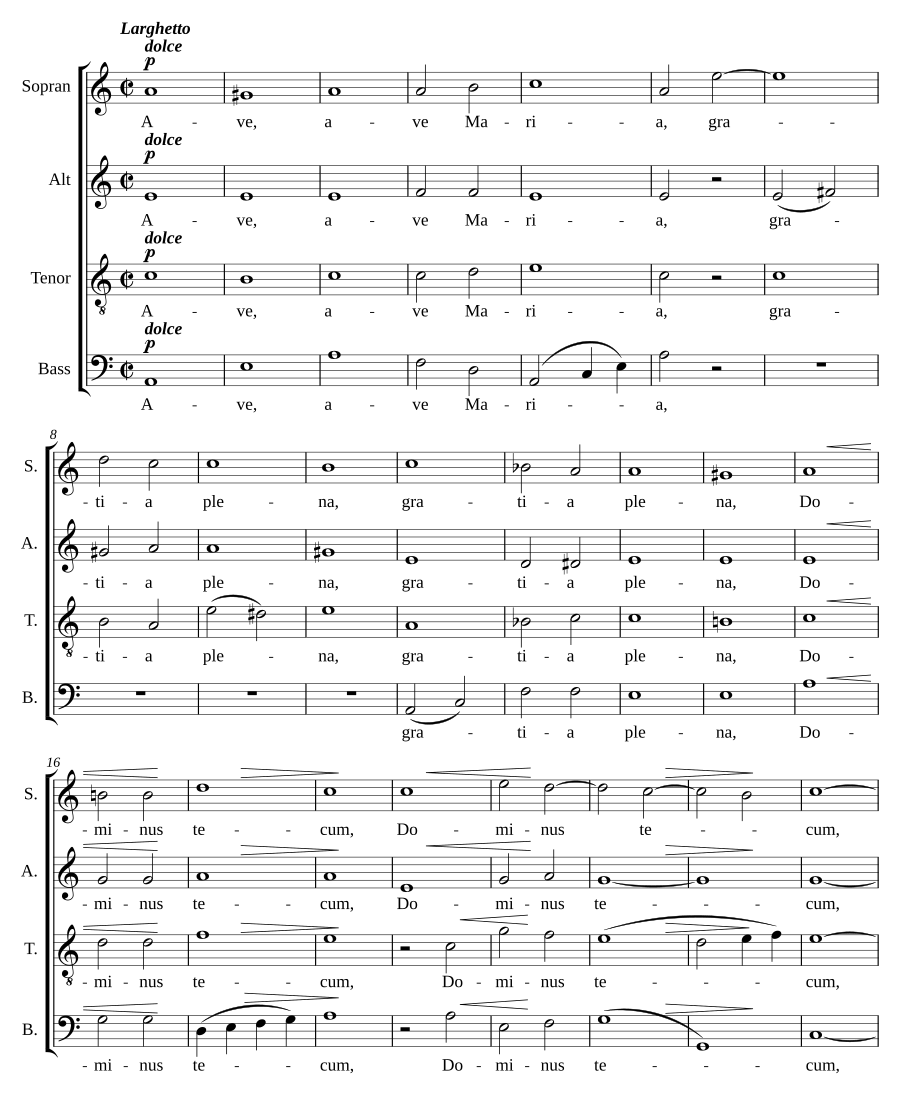 Ave Maria, Op. 9, No. 12