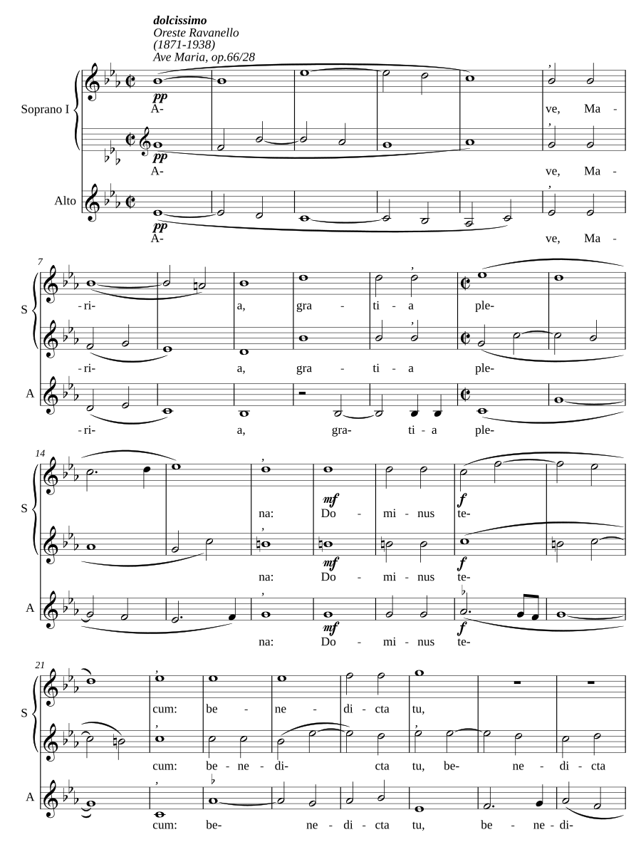 Ave Maria, op. 66/28