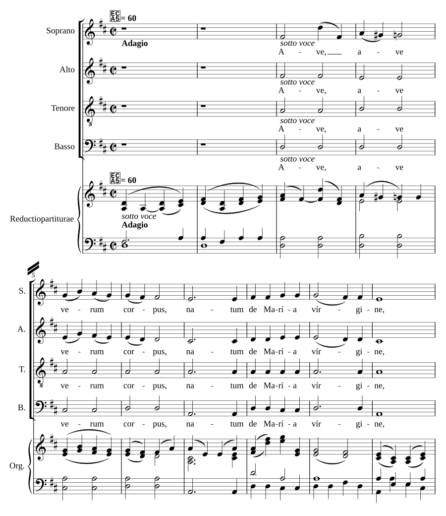 Ave verum corpus, KV 618