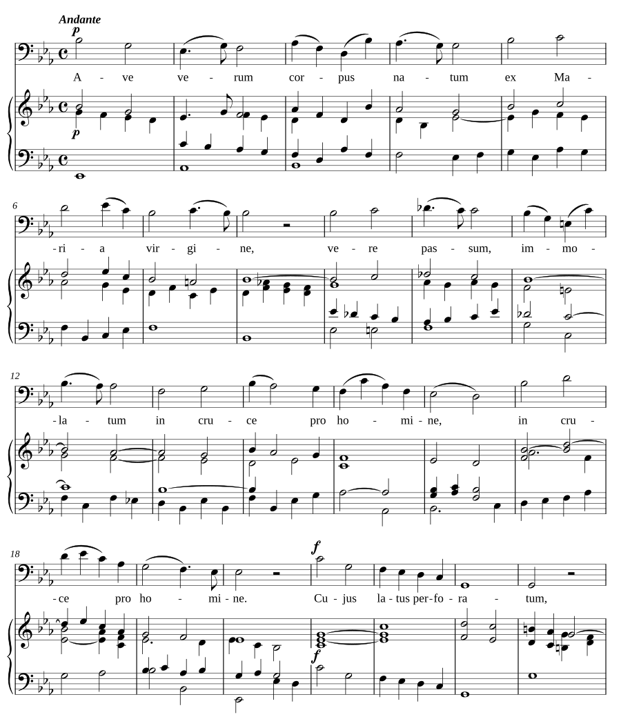 Ave verum corpus
