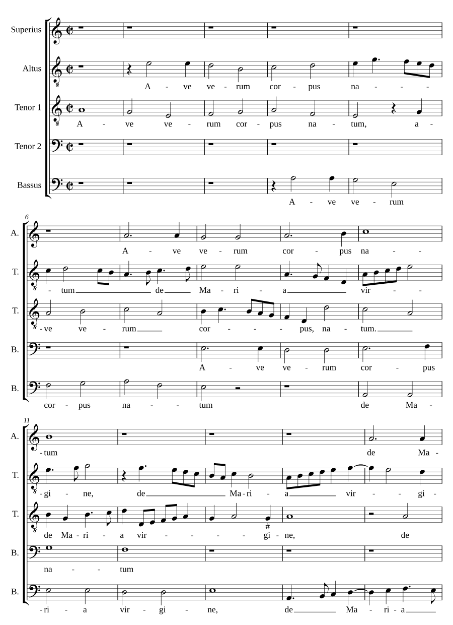 Ave verum corpus