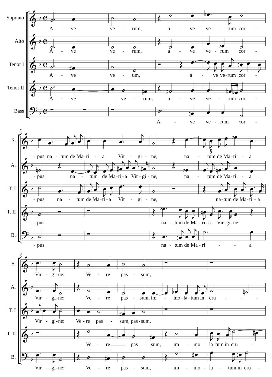 Ave verum corpus